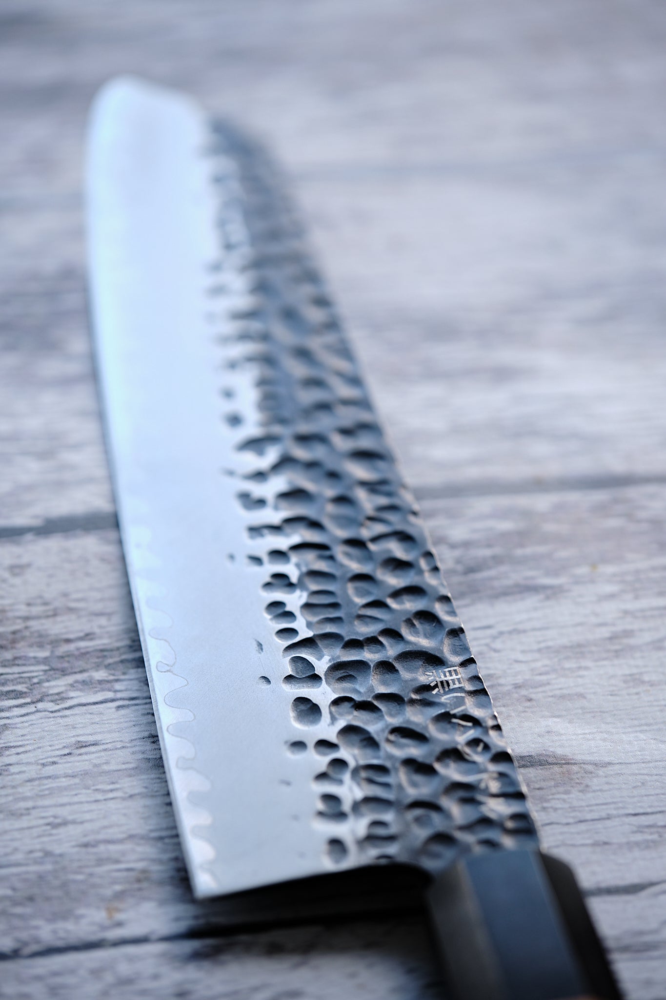 BLACK HANDLE – 9” Kiritsuke Chef Knife | Japanese AUS-10 Core with Natural African Wood Handle