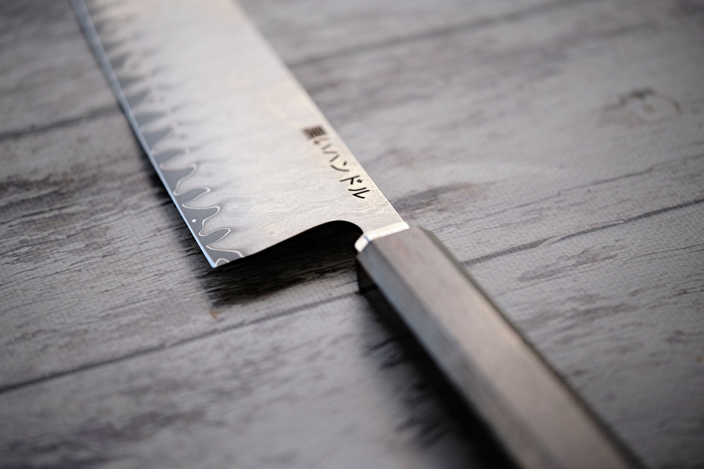 BLACK HANDLE – Handmade 8” Kiritsuke Knife | 5-Layer Clad Steel with Ciricote Wood Handle