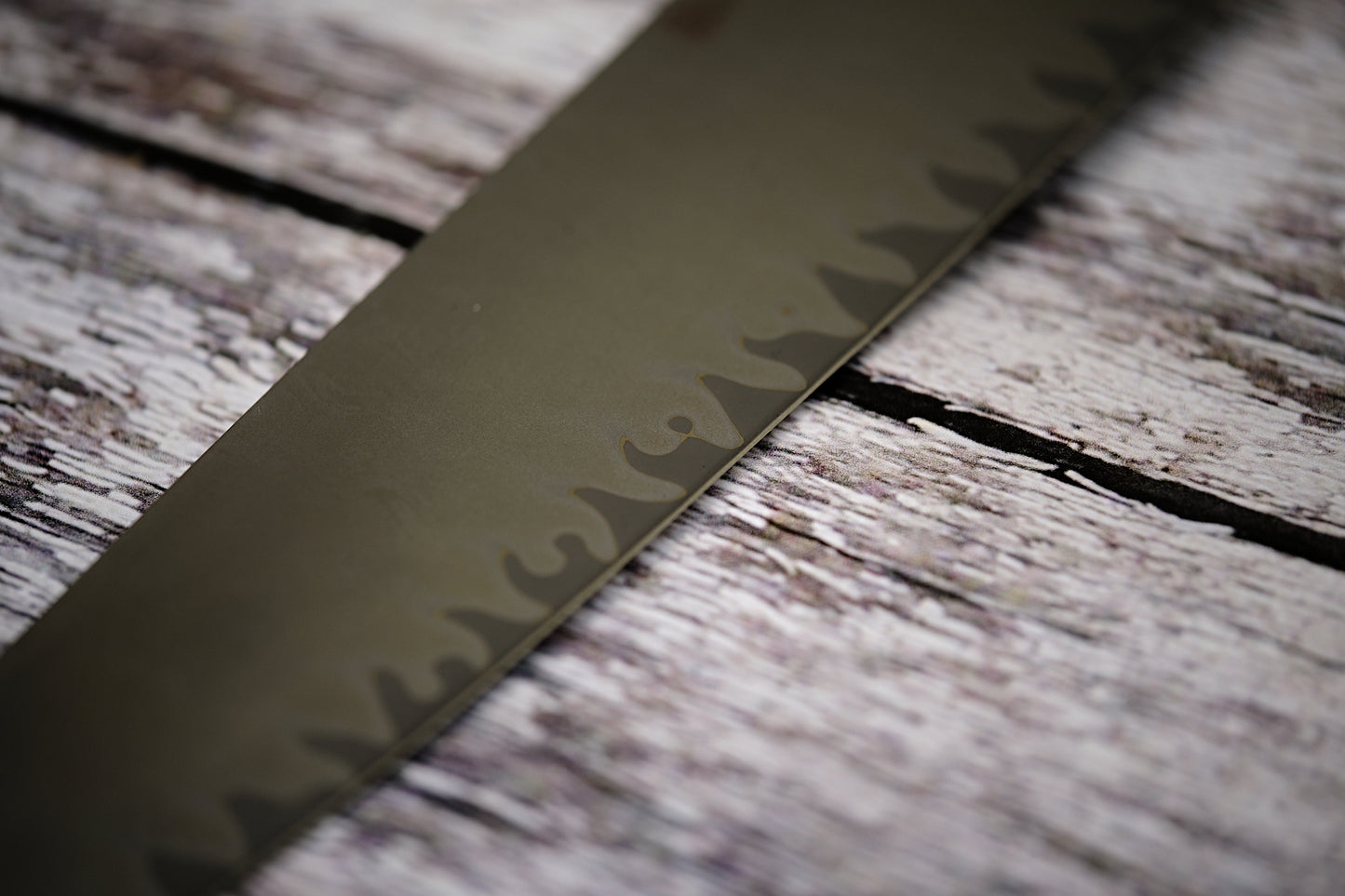 BLACK HANDLE – Handmade 8” Kiritsuke Knife | 5-Layer Clad Steel with Ciricote Wood Handle