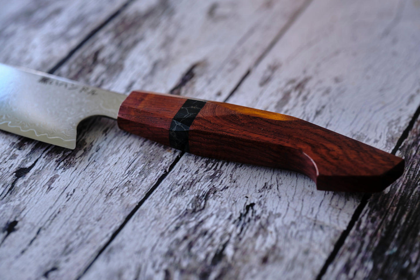 BLACK HANDLE – 7.5” Kiritsuke Chef Knife | 67-Layer Damascus Steel with Sandalwood Handle
