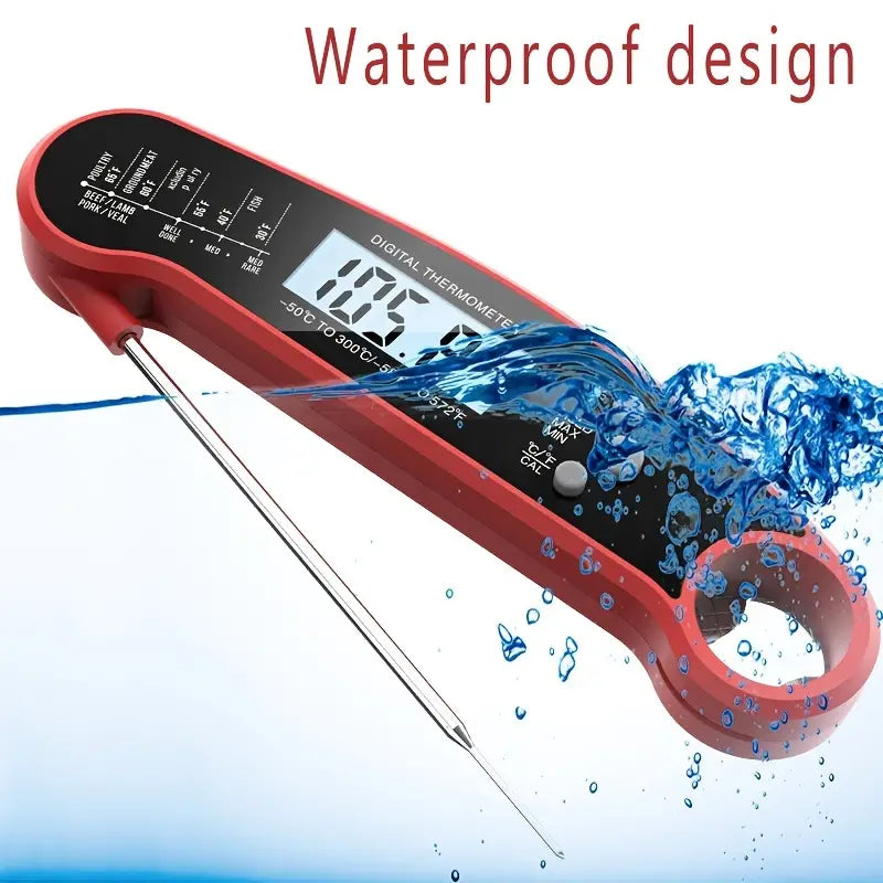 QuickTemp Meat Thermometer with LED & Magnet